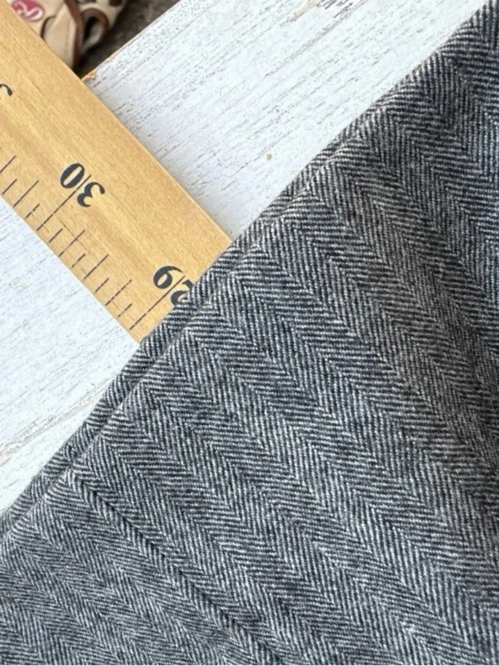 Polo by Ralph Lauren Herringbone Charcoal Gray Wool Suit